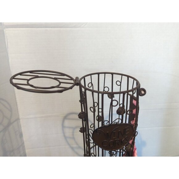 Epic Wirework Ladies Victorian Style Boot Wine Cork/ Potpourri Holder Pink Bow - Picture 6 of 7